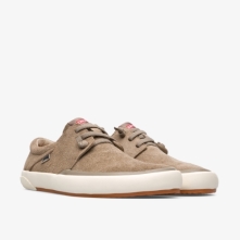 Camper Peu Rambla Mens Sneakers US-74444 Beige USA